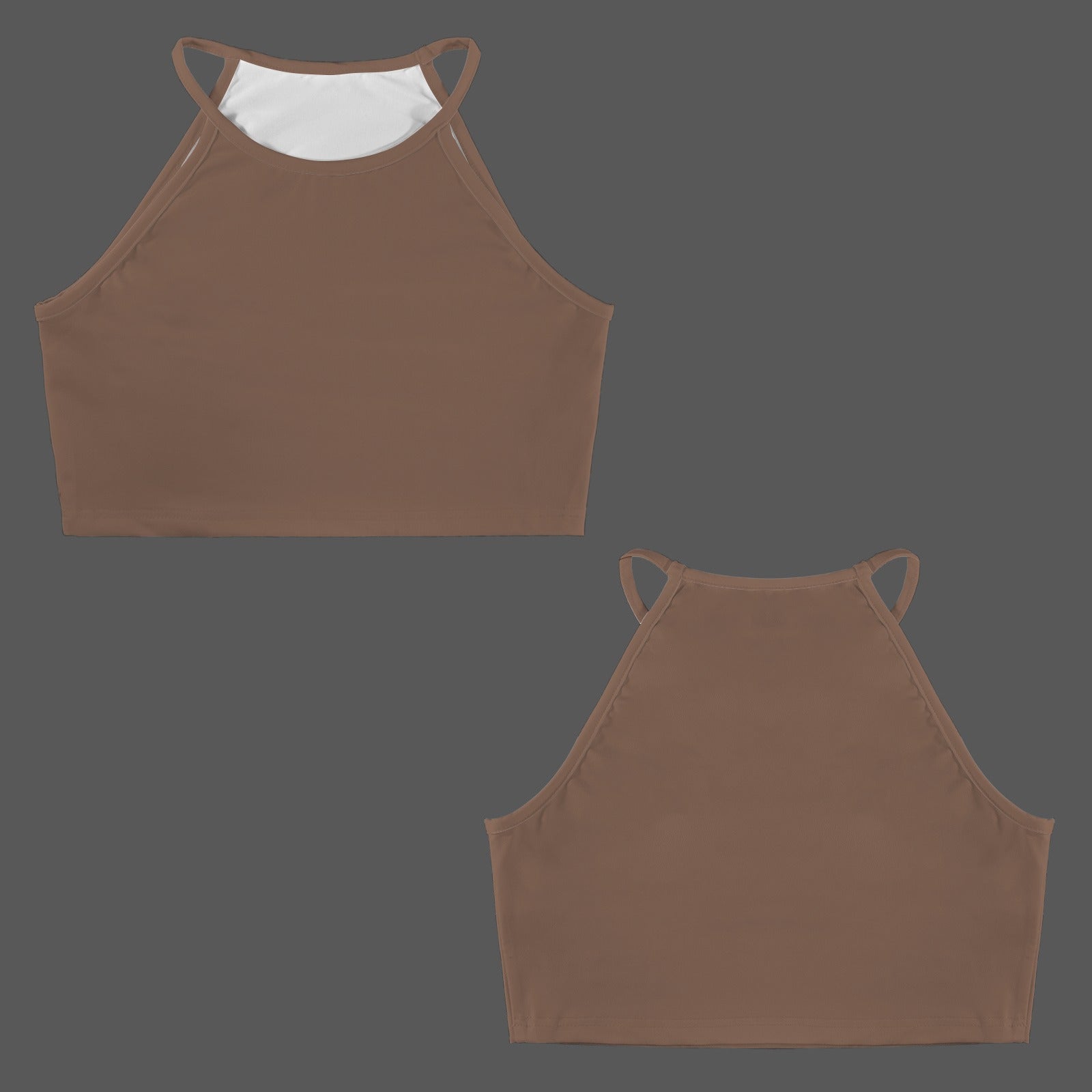 Casual Tank Top Dark Beige