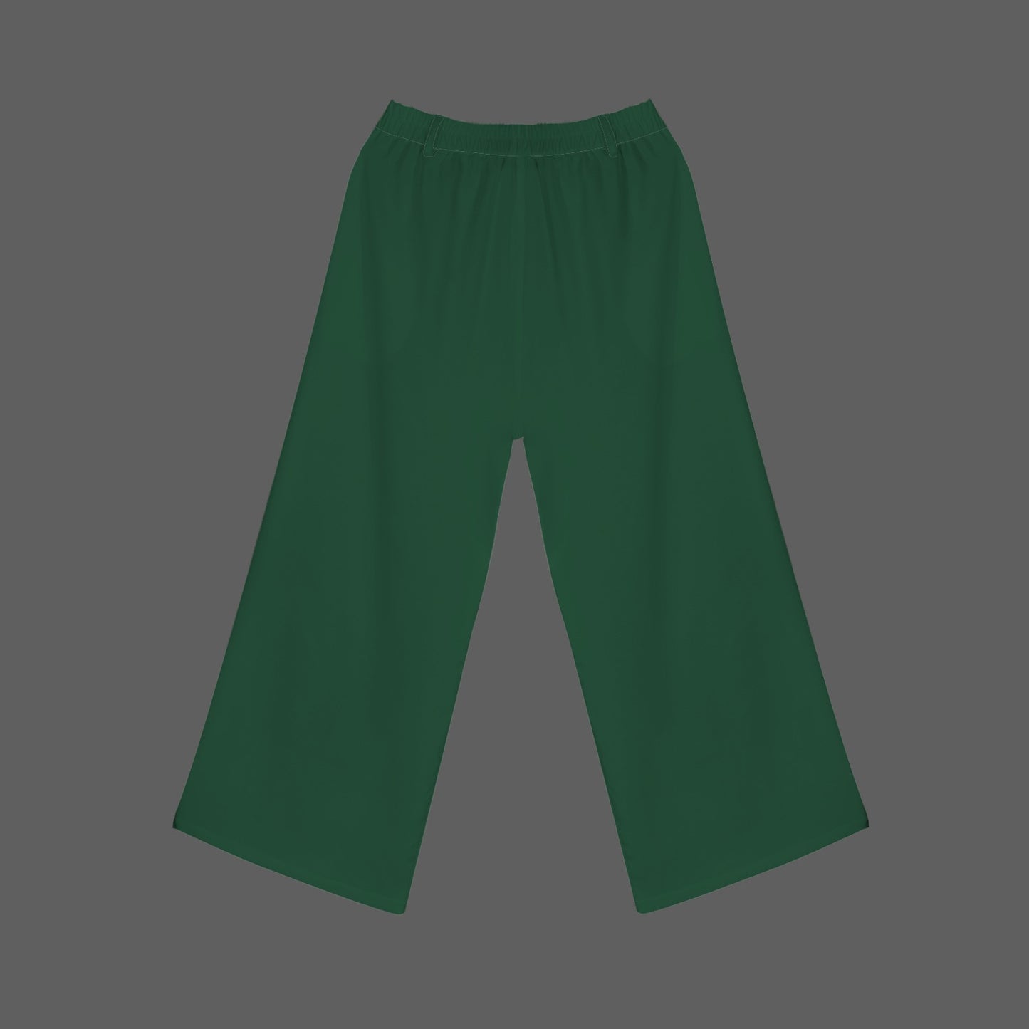 High Waist Casual Wide Leg Long Pants Forest