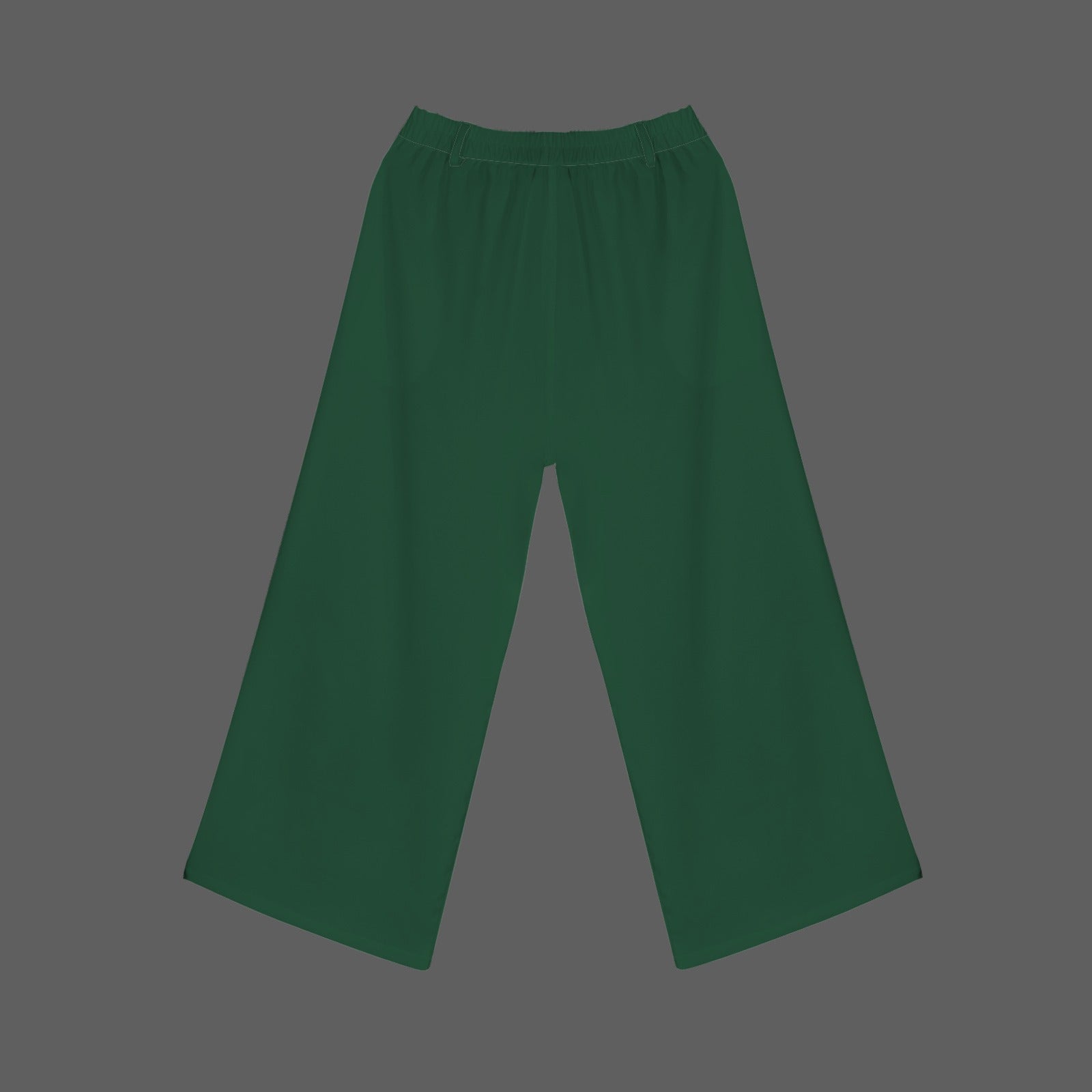 High Waist Casual Wide Leg Long Pants Forest