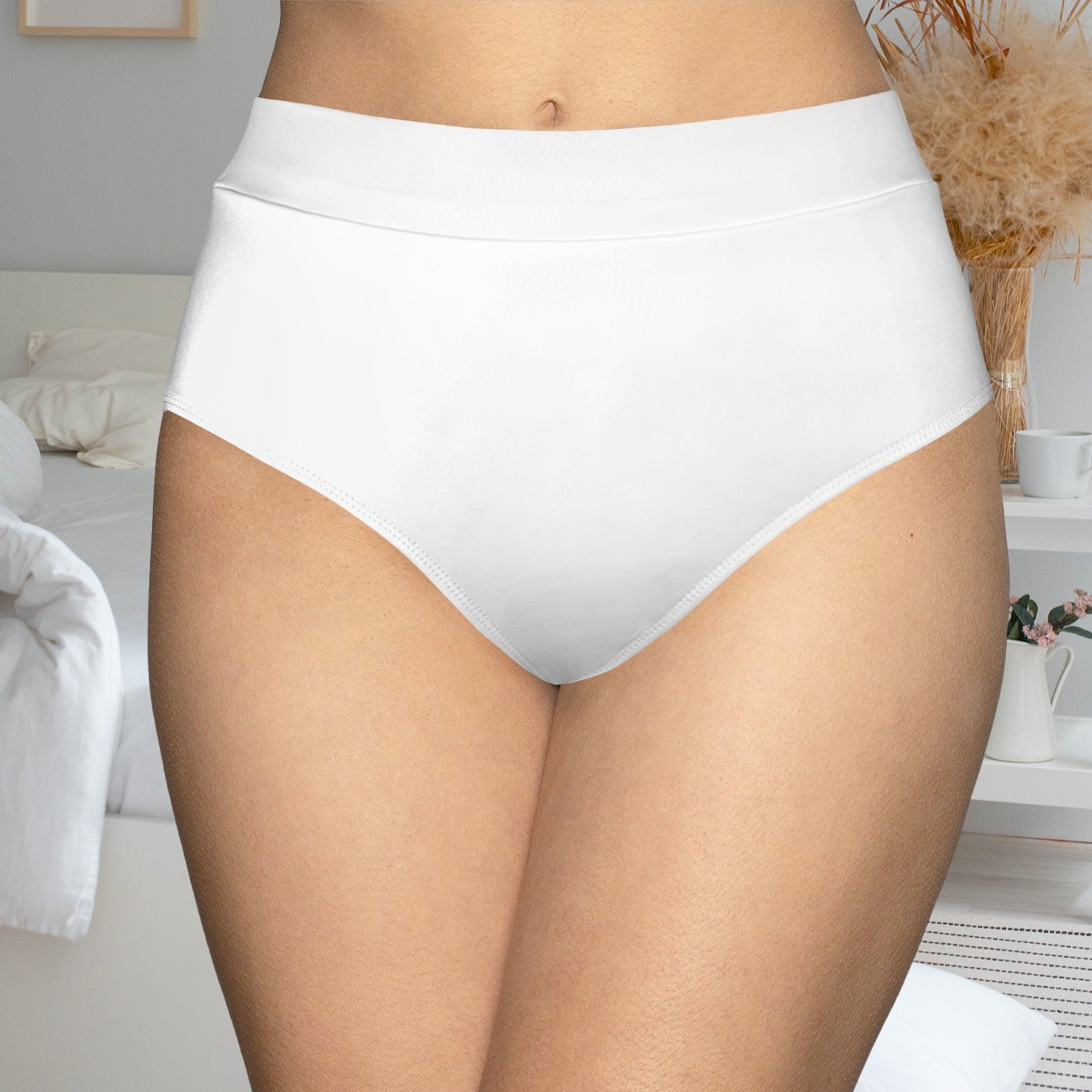 High Waist Panties White