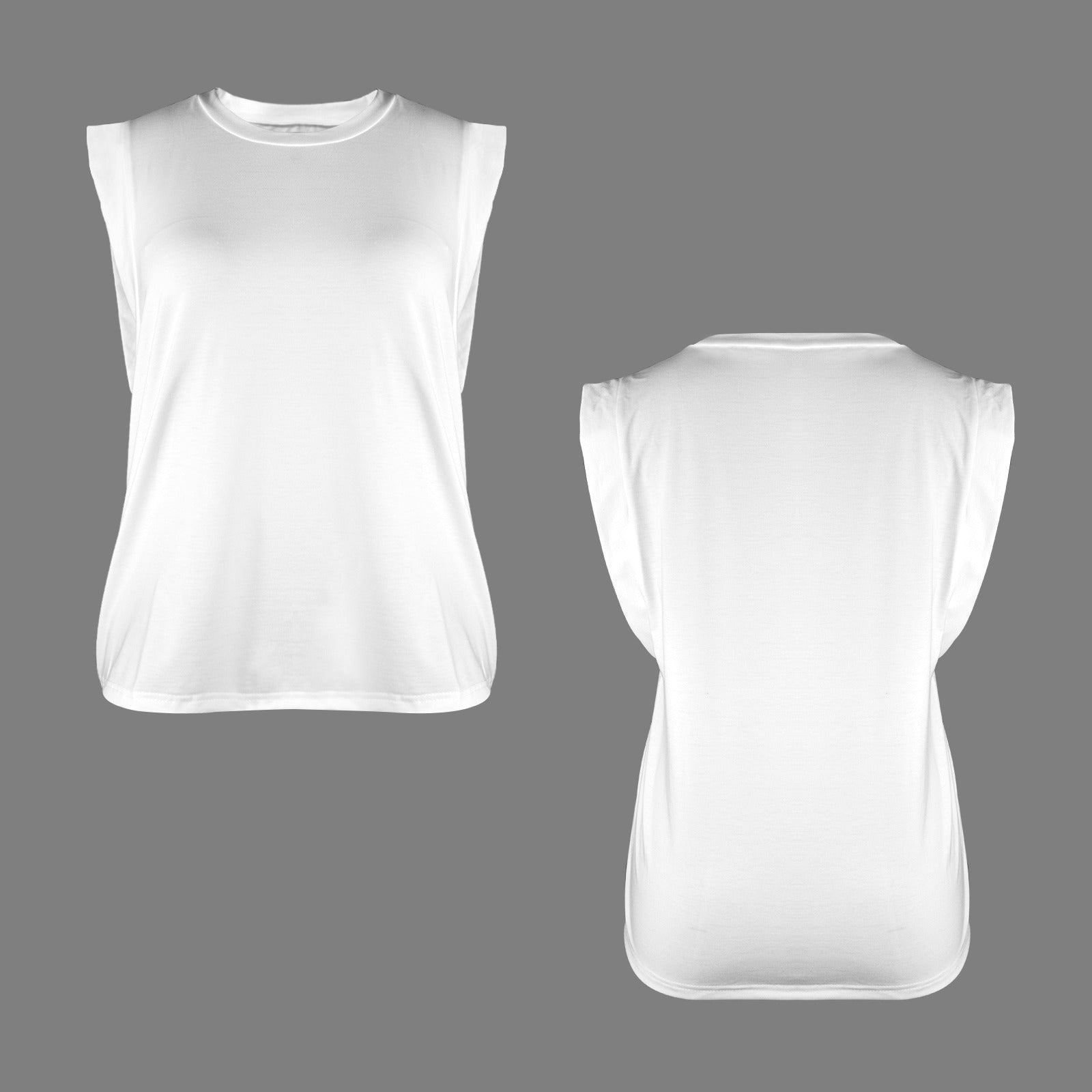 White Cap Sleeve Tee