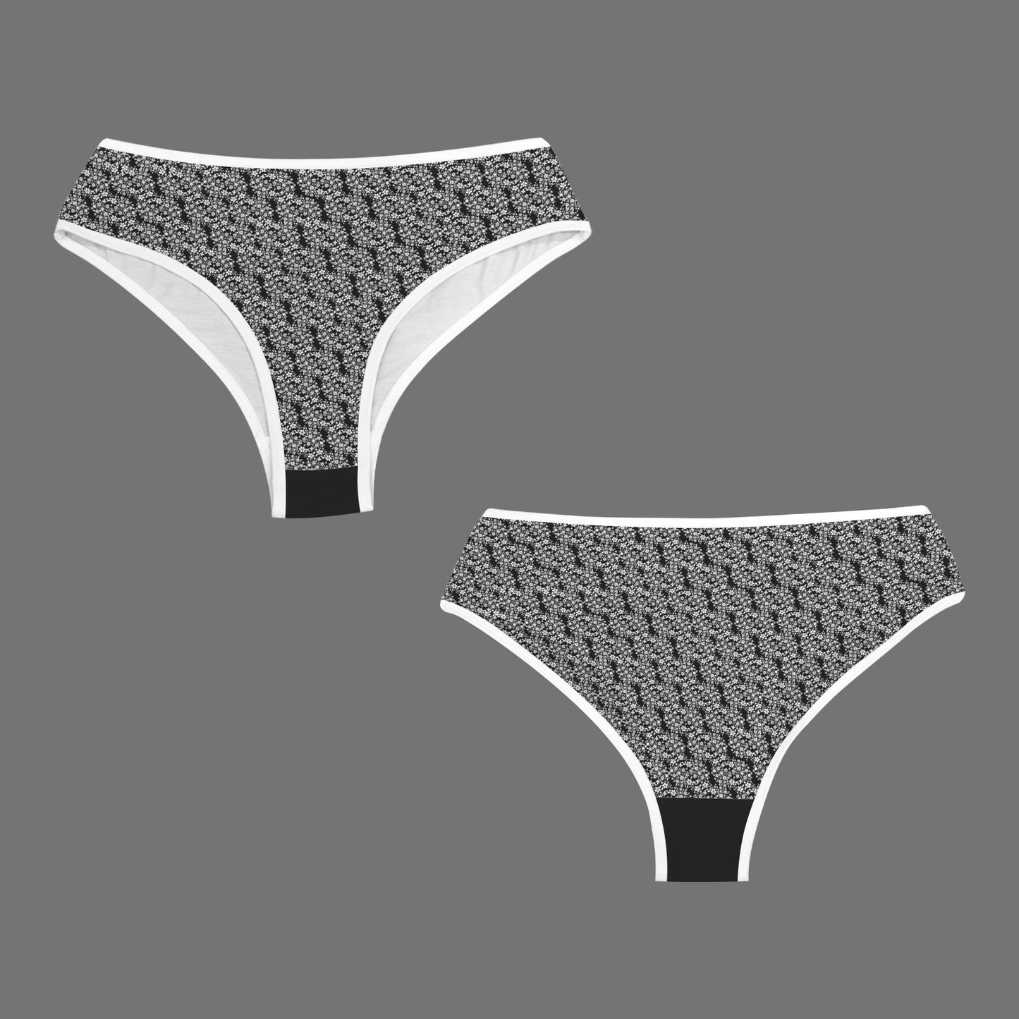 Mid Rise Underwear BW Floral