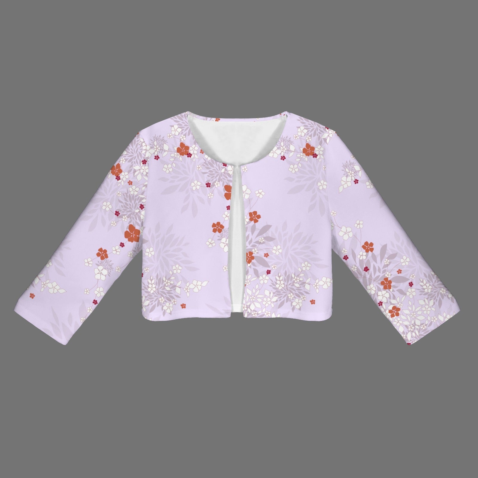 Blossom Lavender Open Front Short Blazer