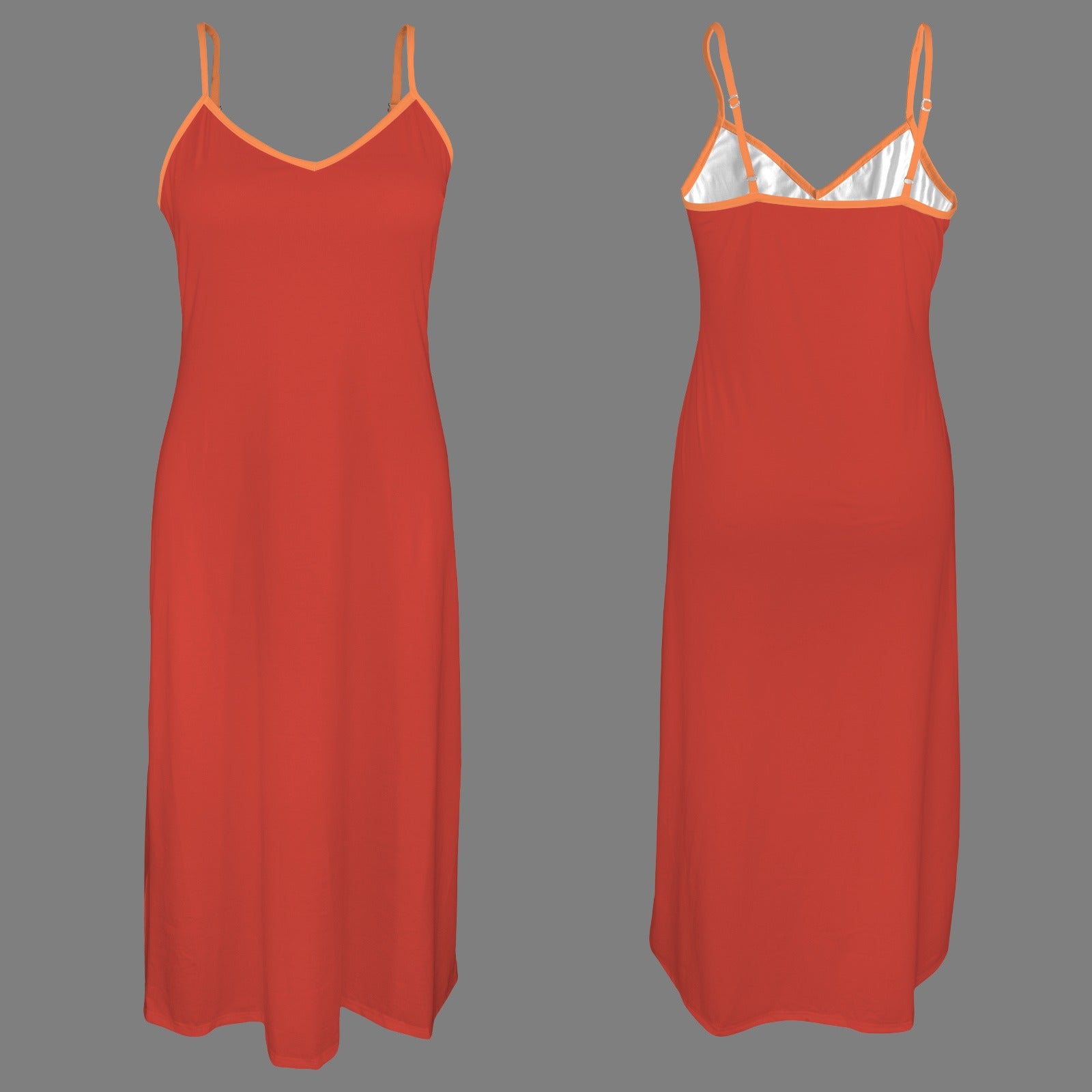 Coral Cami Maxi Dress