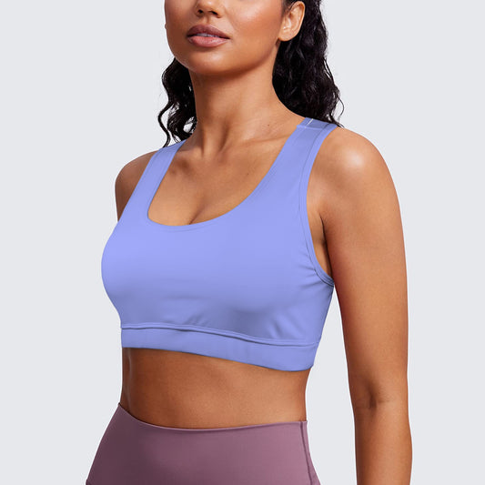 Racerback Sports Bra Periwinkle