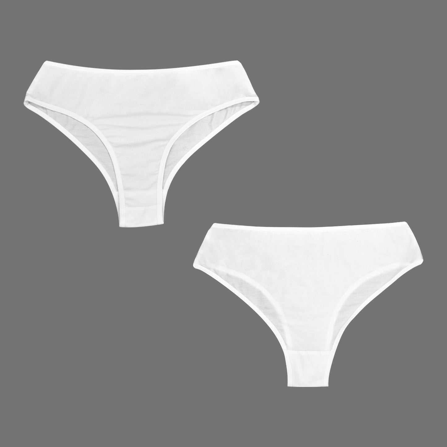 Mid Rise Underwear White