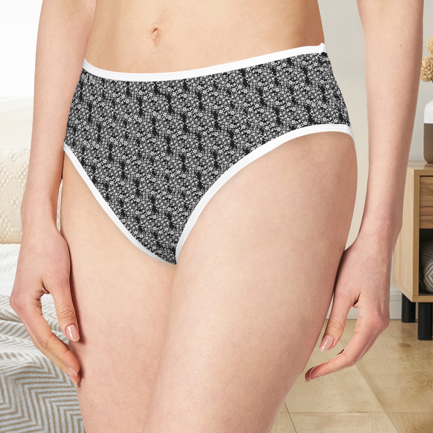 Mid Rise Underwear BW Floral