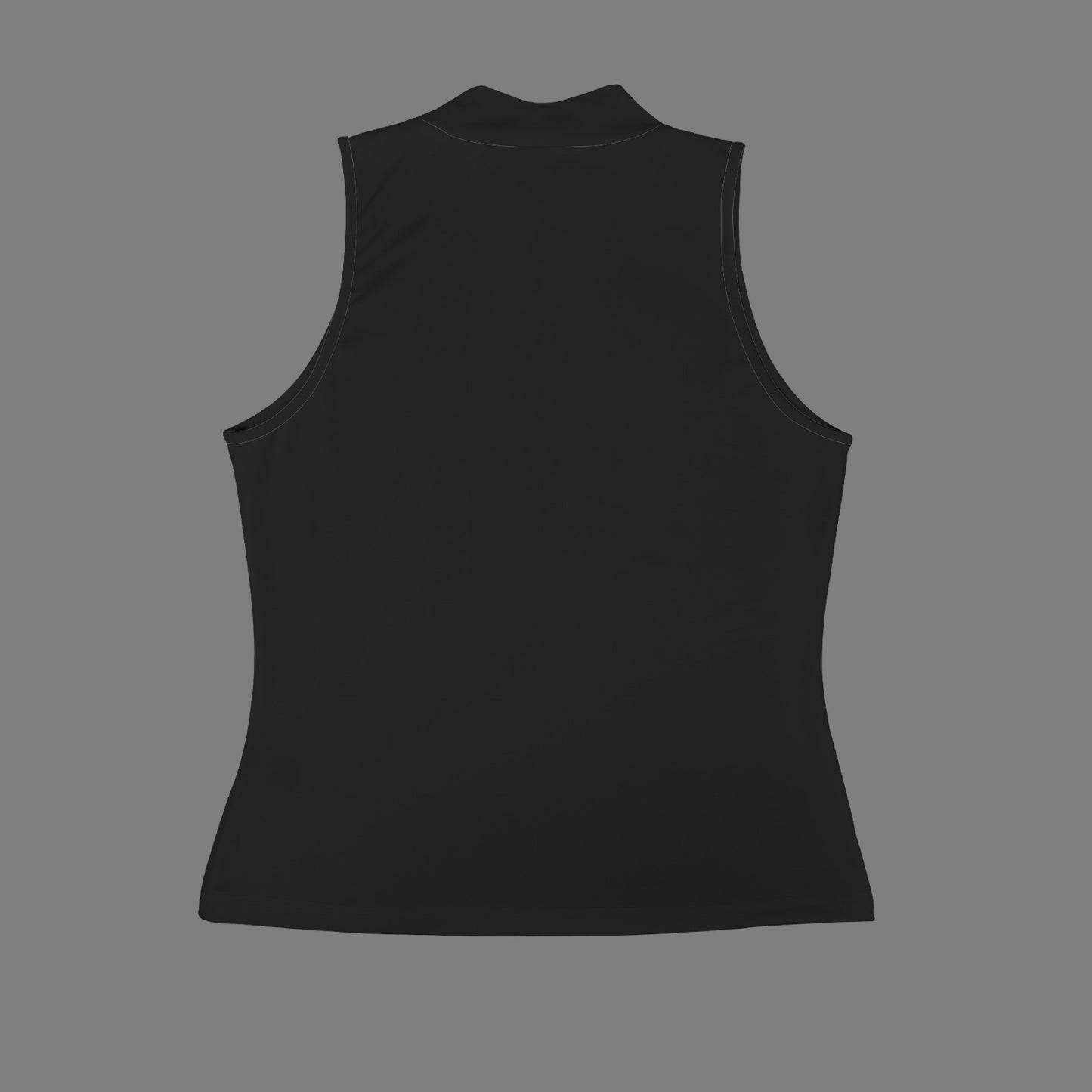 Casual Sleeveless Slim Fit Tank Top Black