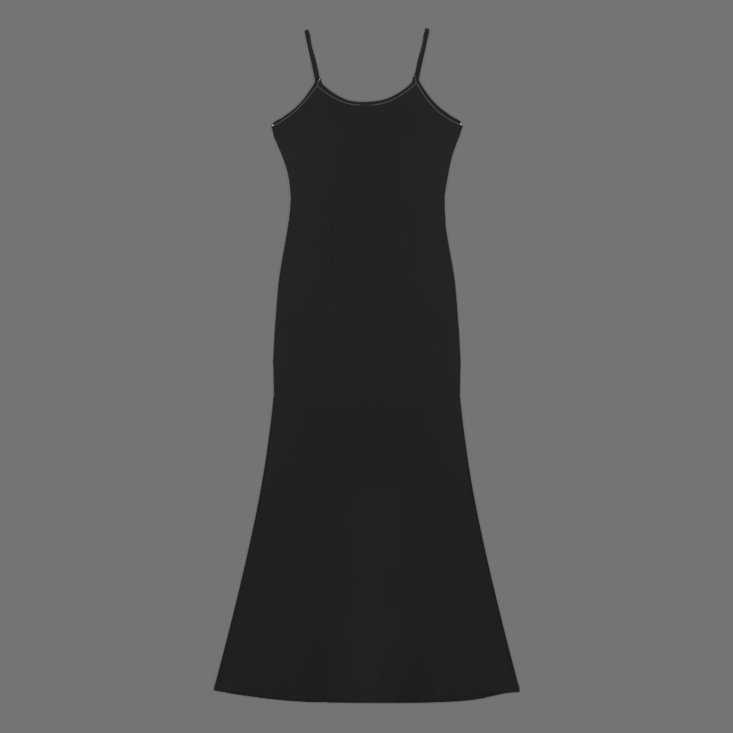 Casual Lounge Slip Maxi Dress Black