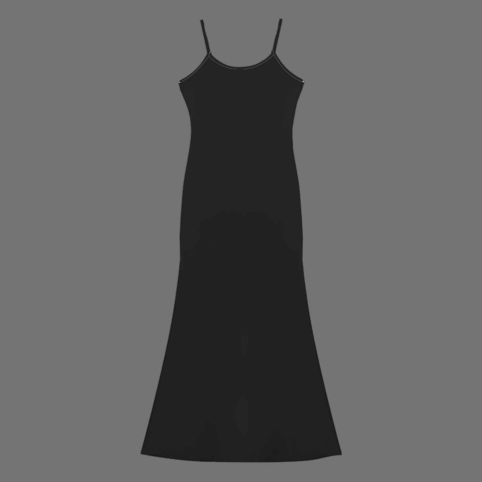 Casual Lounge Slip Maxi Dress Black