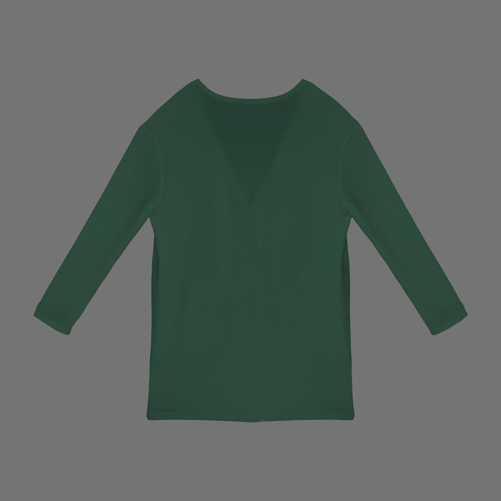 Long Sleeve Pocket Cardigan Dark Green