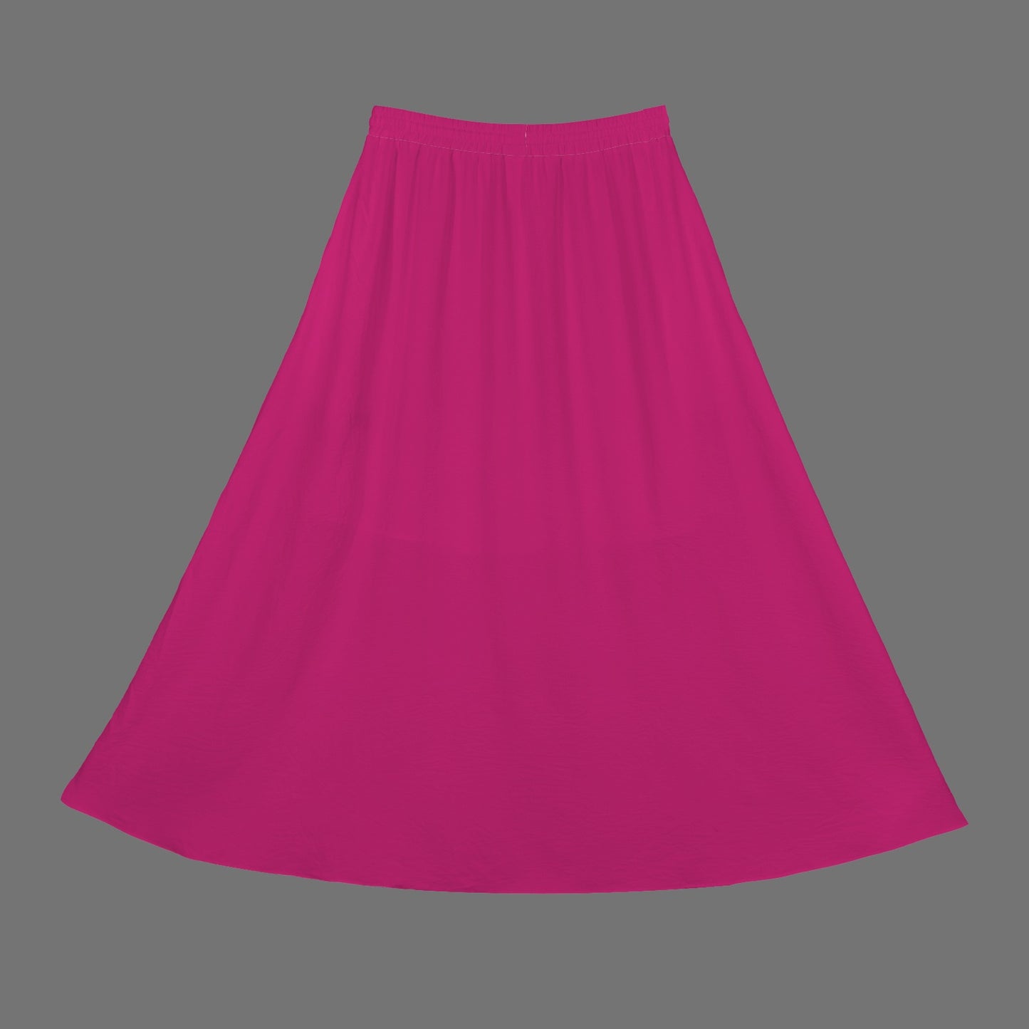 Drawstring Pocket Maxi Skirt Rose