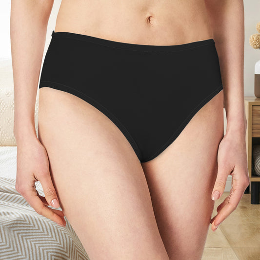 Mid Rise Underwear Black