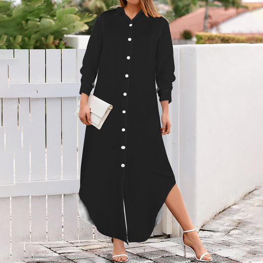 Black Shirt Dress