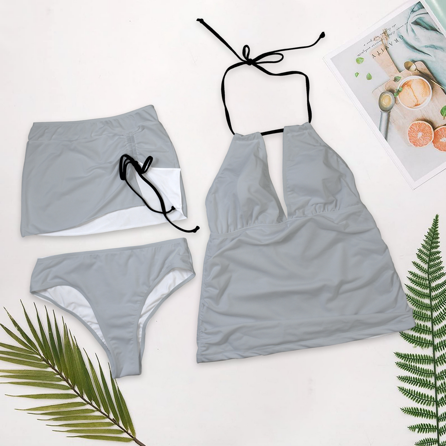 Cool Grey Tankini