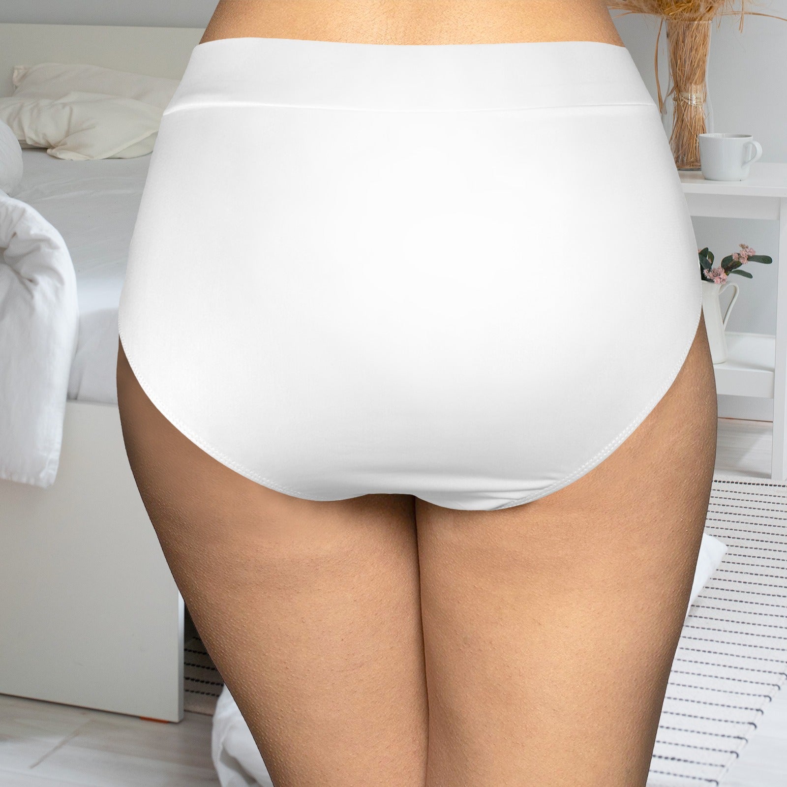 High Waist Panties White