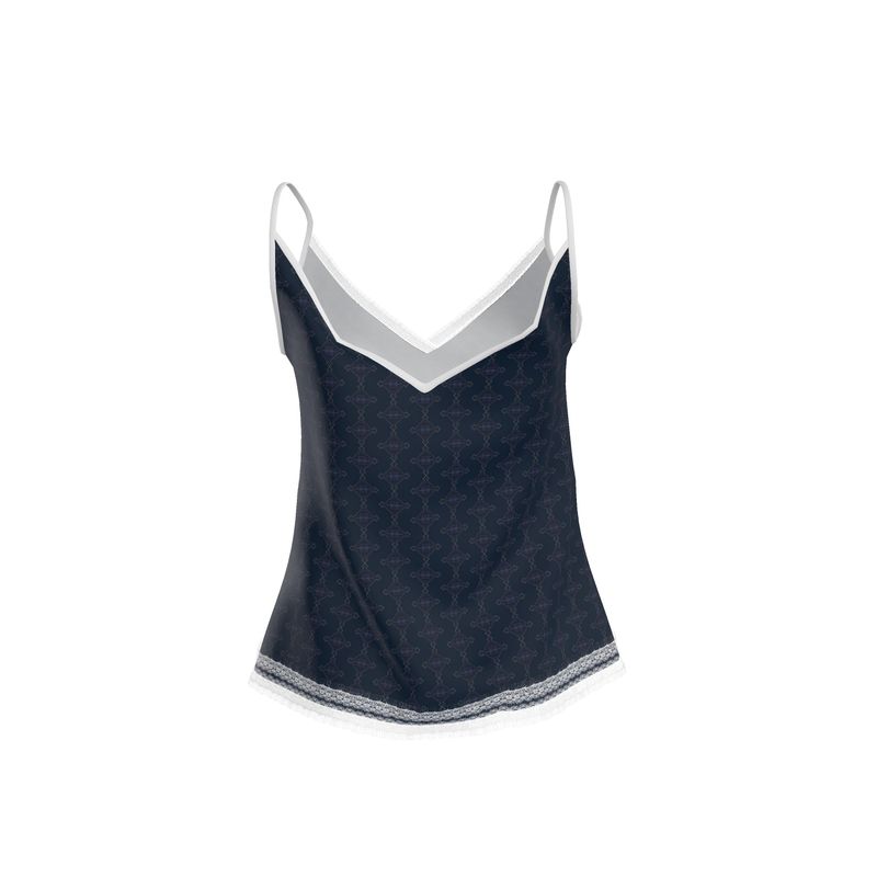 Navy Texture Cami