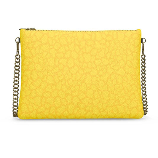 e Yellow Opulence Crossbody Purse with Chain