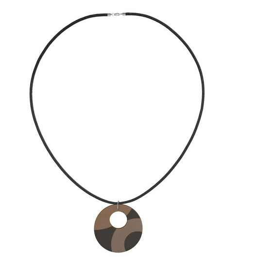 Sands Circles Black Necklace