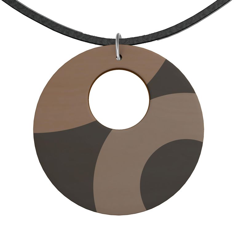 Sands Circles Black Necklace