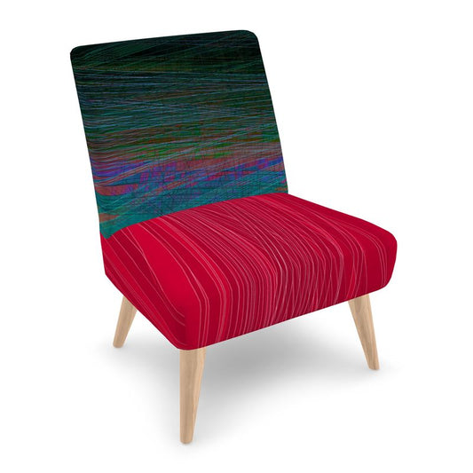 Red Green Abstract Chair