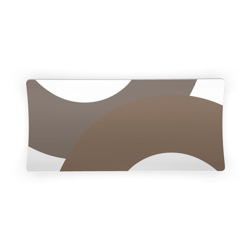 Taupe Abstract Decorative Dish