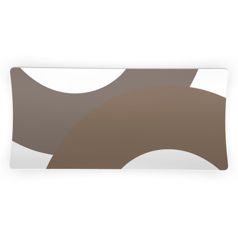 Taupe Abstract Decorative Dish