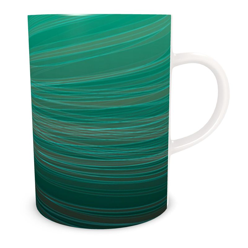 Leaf Abstract China Mug