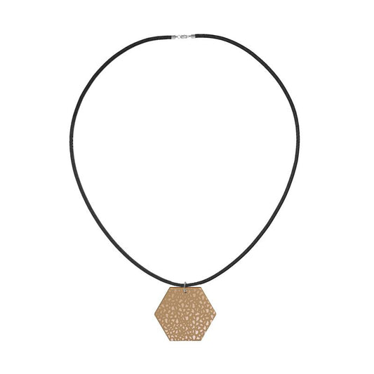 Necklace Geo Golden Coral