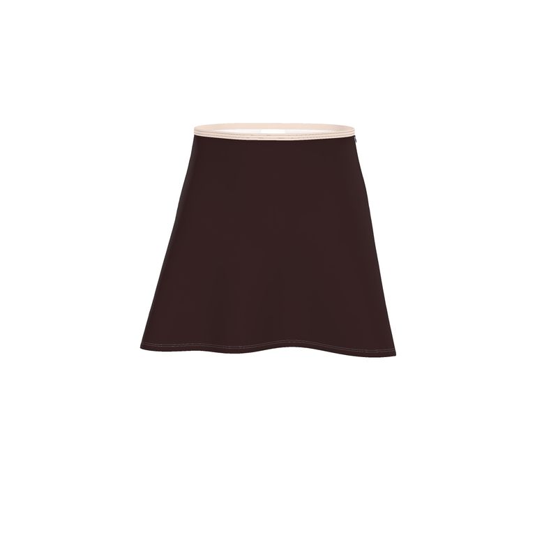 Espresso Flared Skirt