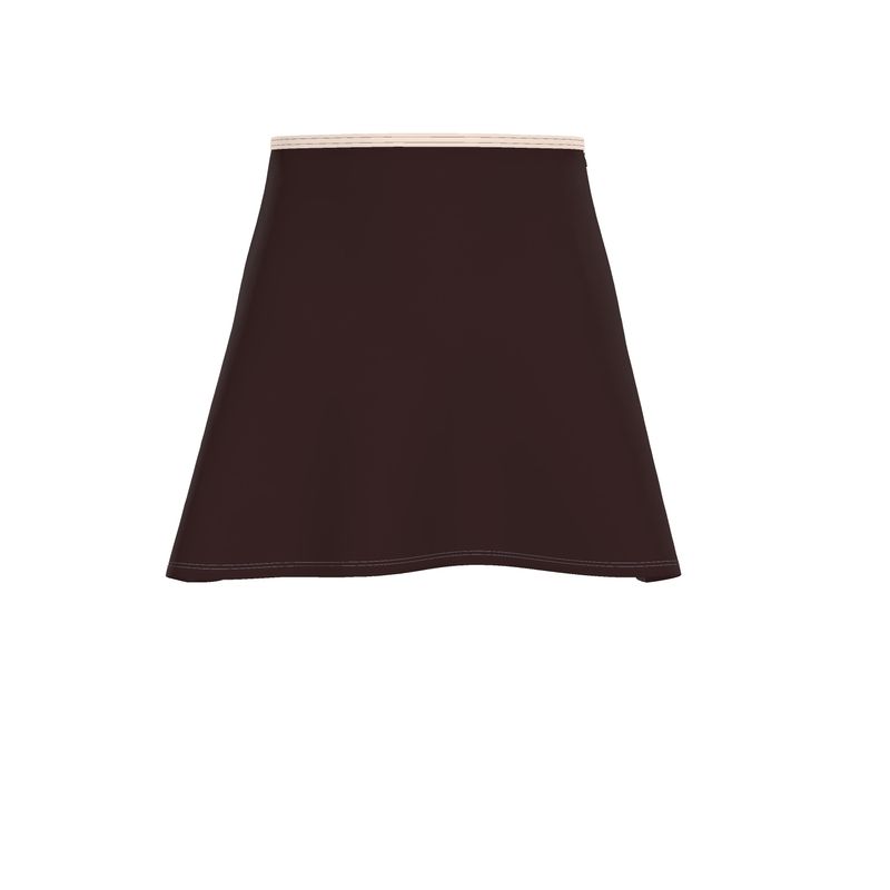 Espresso Flared Skirt