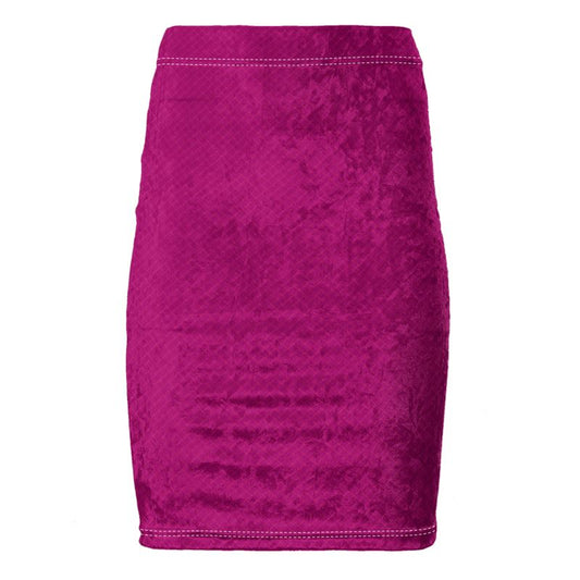 Dark e Pink Print Pencil Skirt