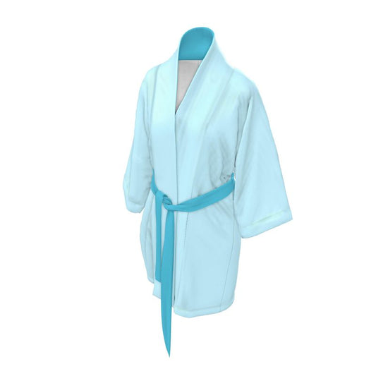 Silk Kimono Light Turquoise