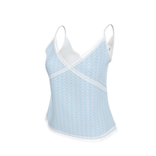 Blue Cloud Shell Print Camisole