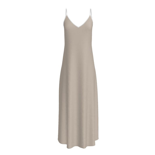 Long Sleeveless Slip Dress