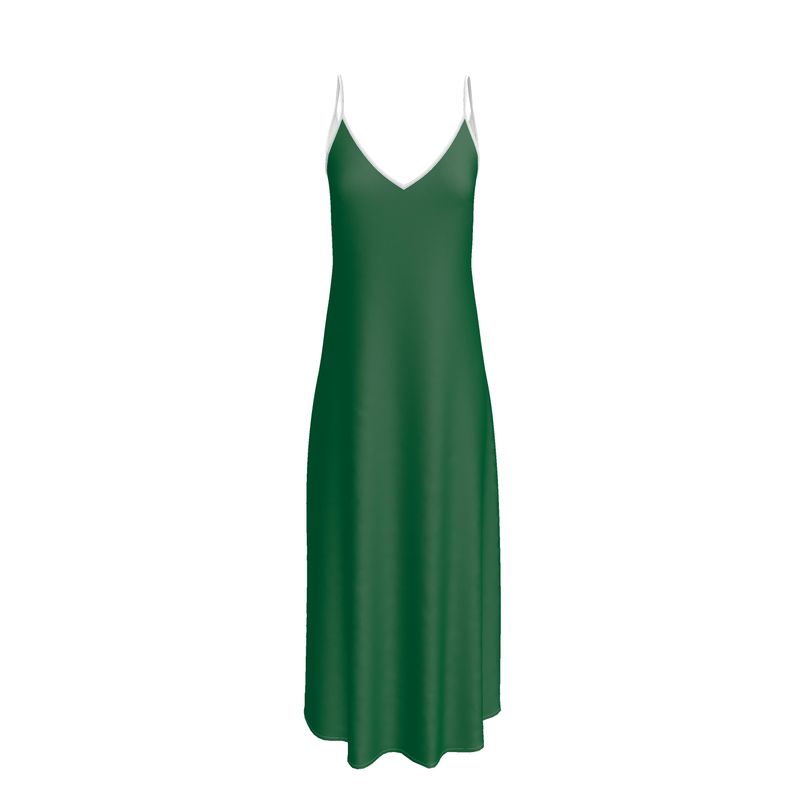 Long Sleeveless Slip Dress