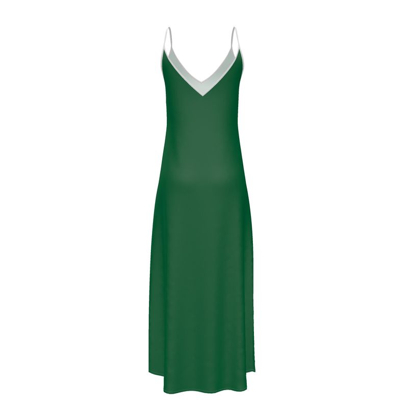 Long Sleeveless Slip Dress