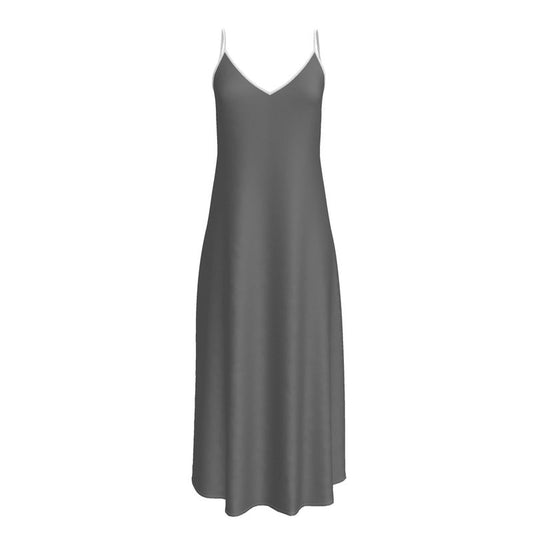 Long Sleeveless Slip Dress