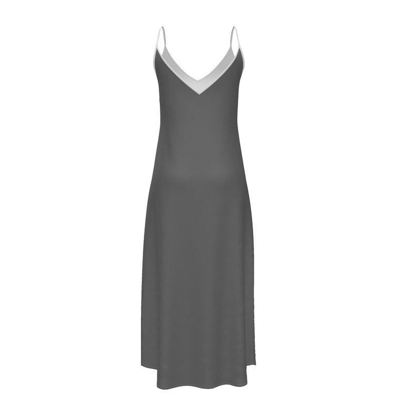 Long Sleeveless Slip Dress