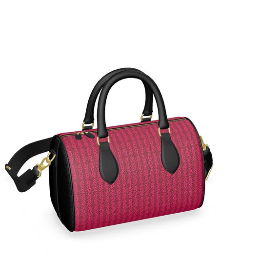 Mini Denbigh Duffle Bag Magenta Black é Print