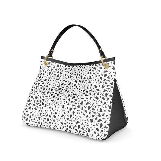 Talbot Slouch Bag Coral Print B&W