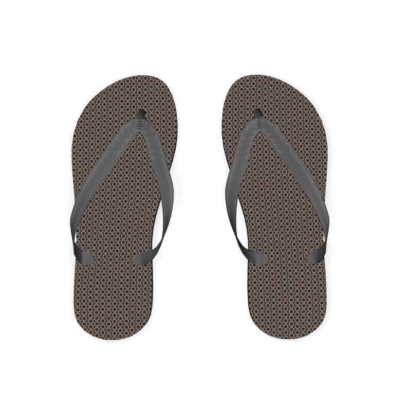 Flip Flops Circle Print