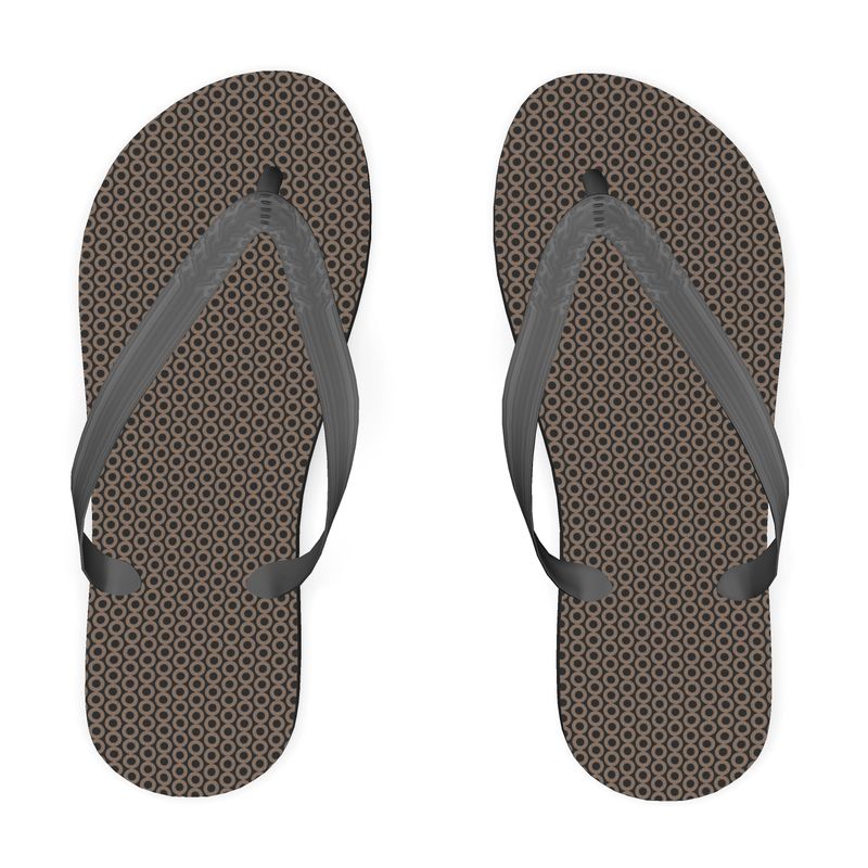 Flip Flops Circle Print