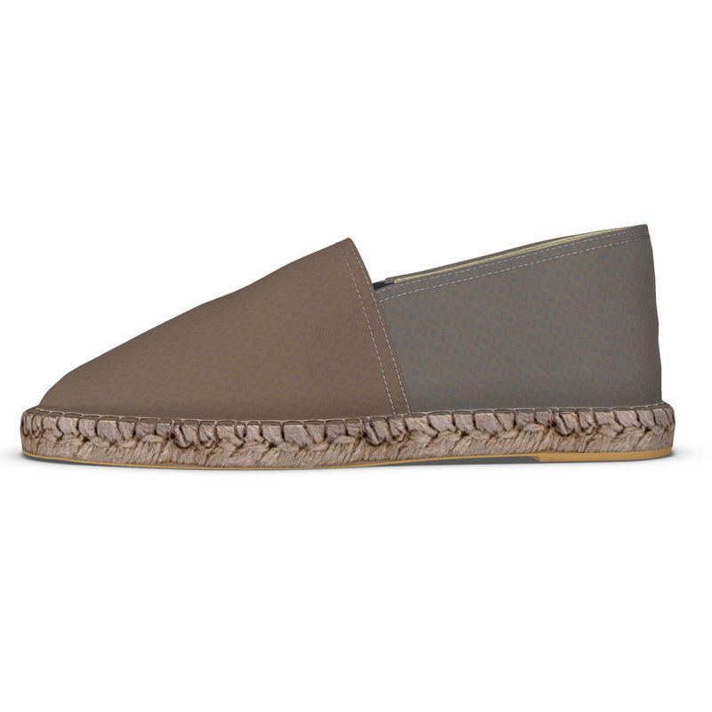 Espadrilles Neutrals Circle Print