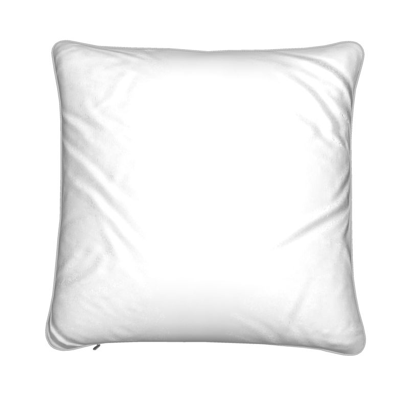 Velvety White Cushion