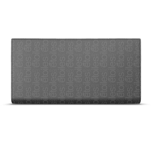 Travel Wallet Logo Grey & Black