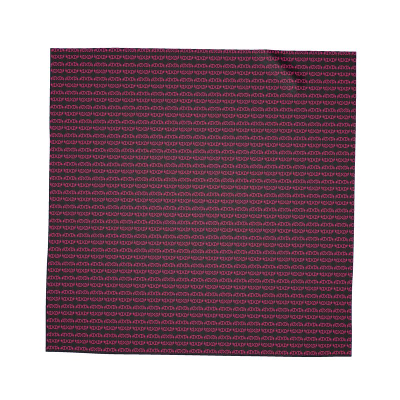 Silk Scarf Wrap Or Shawl Black & é Magenta