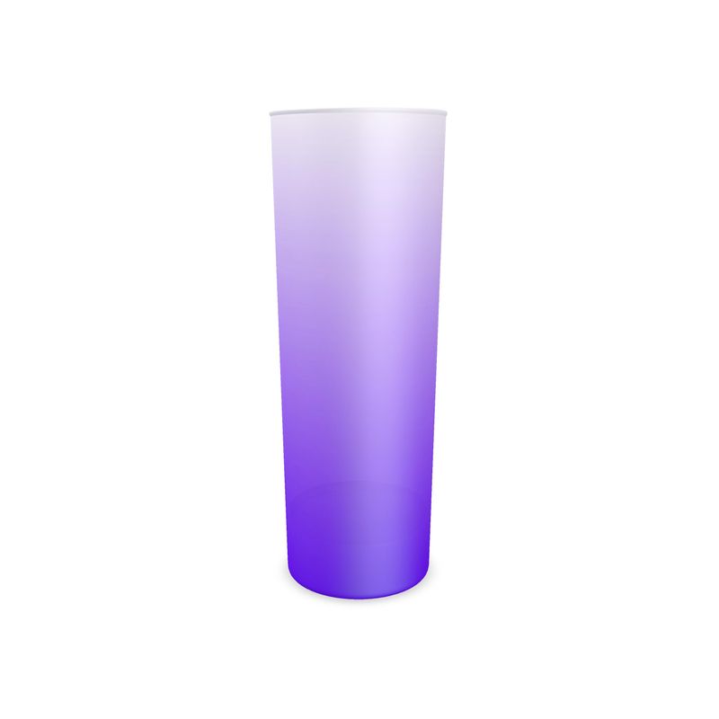 Tall Drinking Glass Gradient Purple