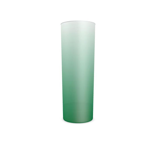 Tall Drinking Glass Gradient Emerald