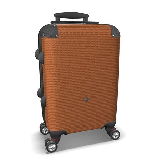 Suitcase Caramel Texture Print